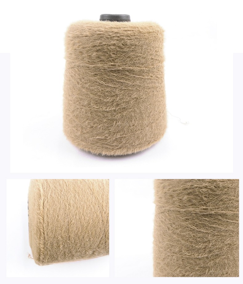 1/11NM 1.3CM Factory Cheap Nylon Feather Yarn Imitation Mink Fancy Eyelash Yarn for Sweater