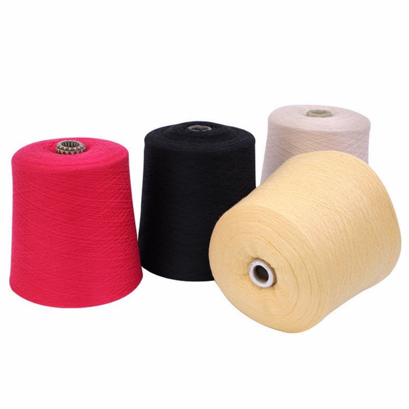 Wholesale Cheap Price Color Spun Yarn Chunky 32S/2 Dyed Yarn 72% Viscose 28% Polyester Blended Yarn for Hand Knitting