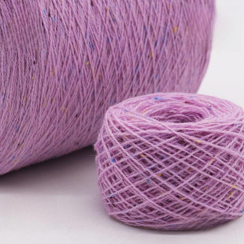 2/14Nm 100% Merino Wool Colored Knot Yarn High Quality Fancy Wholesale Knitting Thread Yarn  Cashmere Like Chunky Yarn