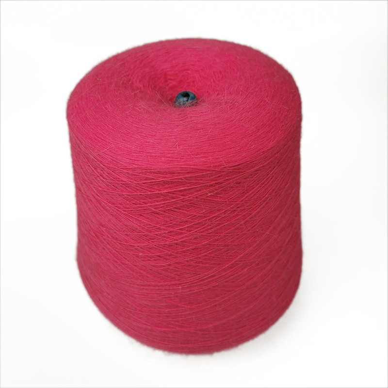 Long Hair Mink  Yarn 1/16NM Angora Mink Fancy Yarn Wool Blend Hand Knitting Yarn