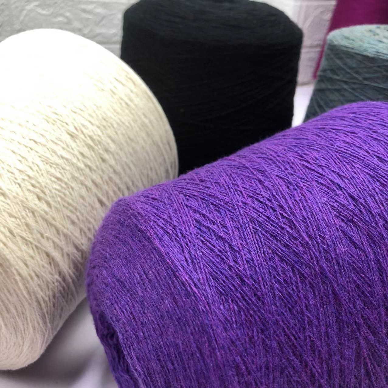 16NM/2 10% Yak Velvet 90% Wool YARN Wholesale Fancy Good Quality Yarn for Knitting Weave Crocheting