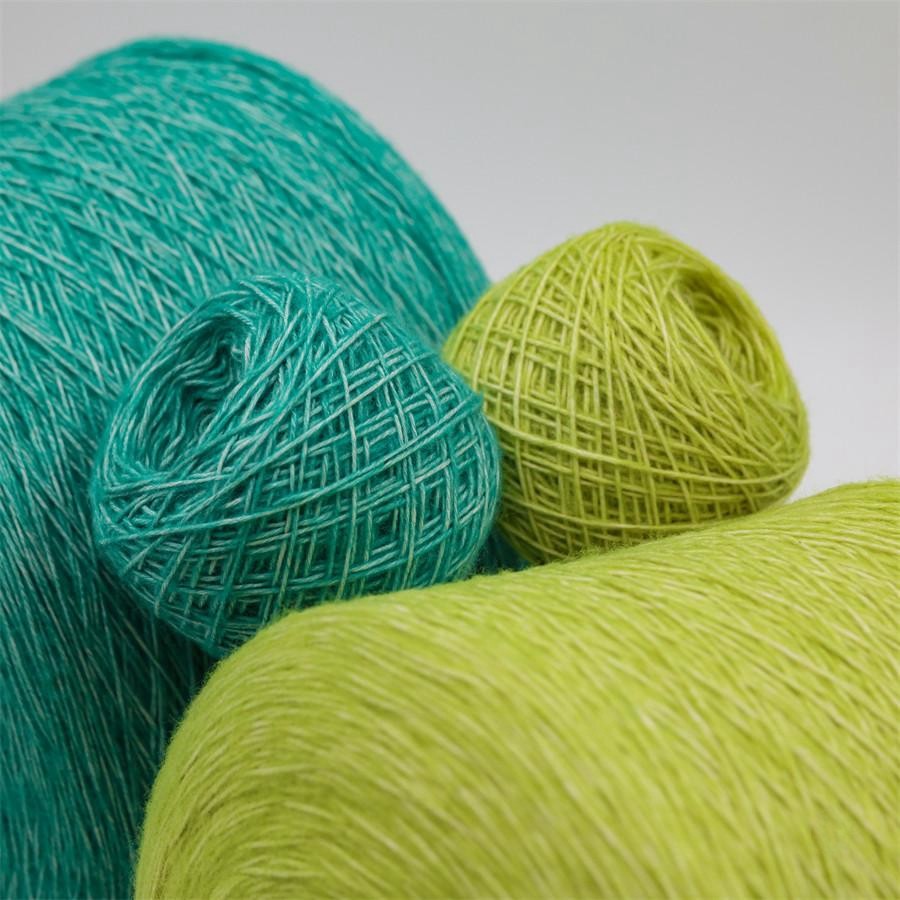 1/4.5nm Cotton Yarn Soft 65%Cotton 35%Acrylic Blended Knitting and Crochet Yarn with Diy Woven Handbag Crochet Yarn