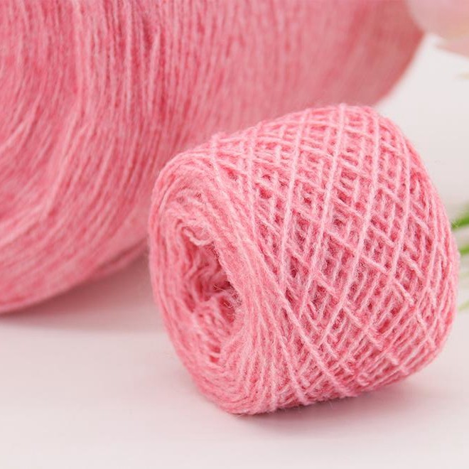 18Nm/2 35% Merino Wool 55% Acrylic 10% Polyester Yarn Fancy Wholesale Knitting Thread Yarn  Cashmere Like Chunky Yarn