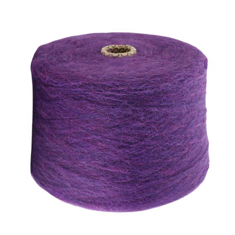 Alpaca Velvet Knitted Sweater Scarf Hat DIY Handwoven 78% Alpaca 19% Nylon 3% Spandex Super Alpaca 5.5NM/1 Fancy Yarn