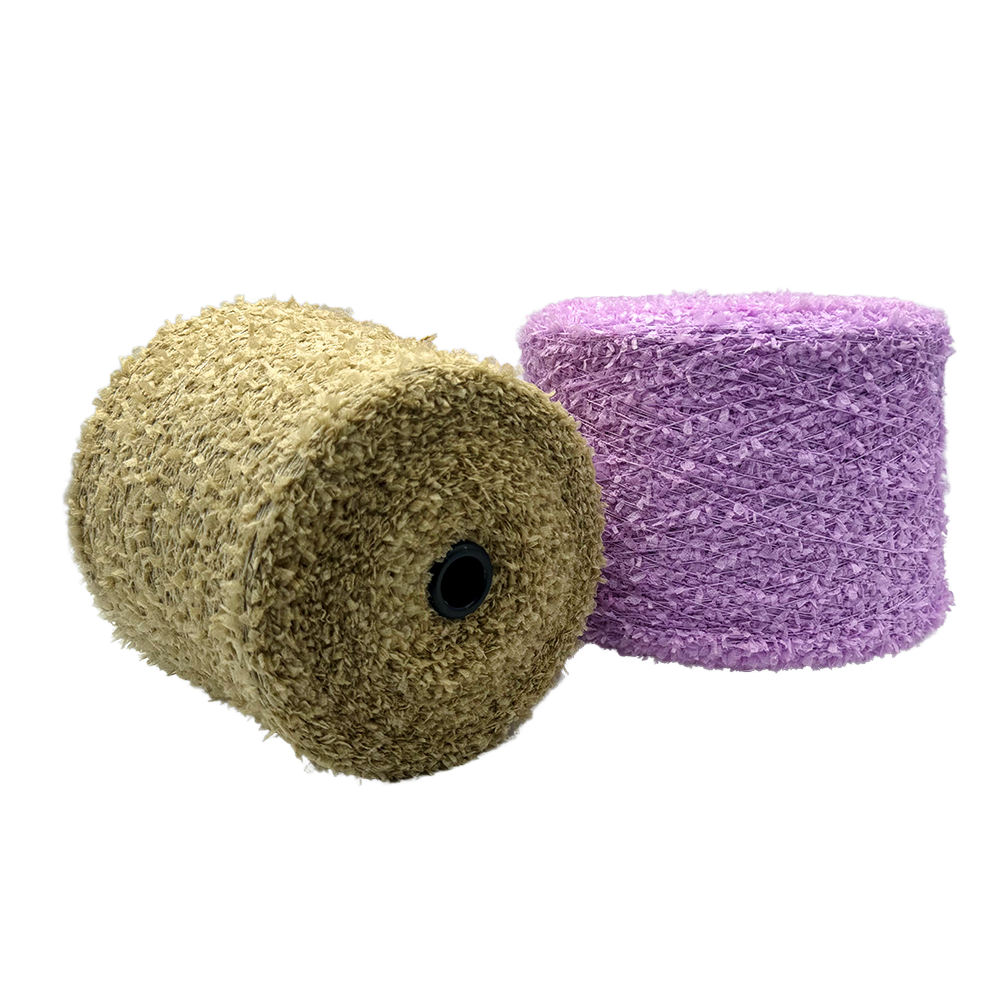 High Quality 100% Polyester or 100% Acrylic butterfly Yarns for Hand Knitting Fancy Yarn