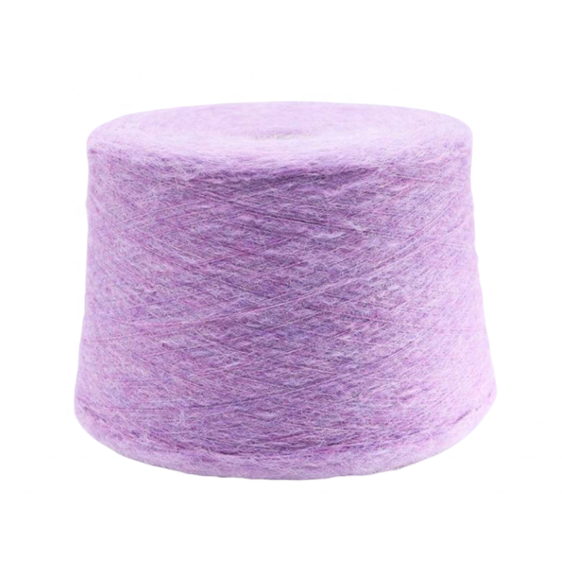 4.2NM/1 Scenery Long Hair Alpaca Hair and Mare Hair Wool Yarn 59% Recycled Polyester 21% Nylon 8% Wool 11% Polyester 1% Spandex