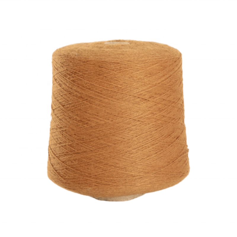 Long Haired Mink Velvet 60% Angora 40% Nylon Yarn 2/14NM Fancy Blended Yarn Knitted Hat