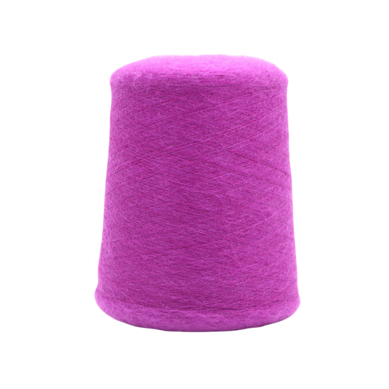 Fancy Yarn 13NM King's Mohair Yarn 55% Kid Mohair 15% Wool 30% Nylon Spray Yarn Used for Knitting Sweaters Sarve Hats