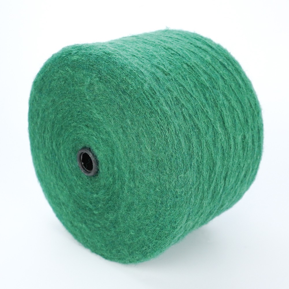 5.5Nm/1 Worsted Wool Yarn Rainbow Mohair Yarn for Knitting Machine