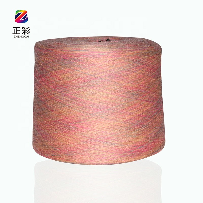 Dyed Yarn 45S/2 6% Wool Base Sweater Spot Colored Fancy Yarn 54%Polyester 20%Acrylic 20%Nylon Wool Blended Yarn