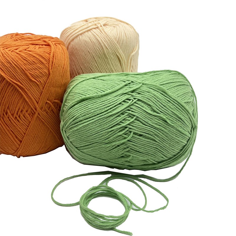 Wholesale Factory Price Baby 8ply Combed Cotton Yarn  for Machine Knitting Hand Knitting