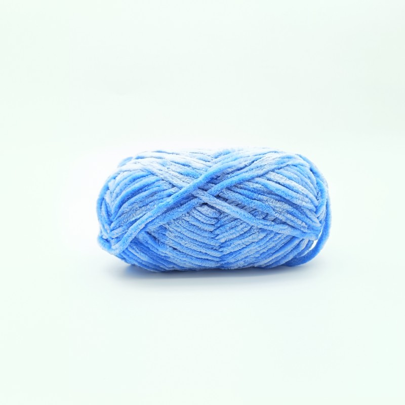 Fluffy Plush Yarn 100% Polyester Chenille Yarn Soft Texture for Hand Knitting