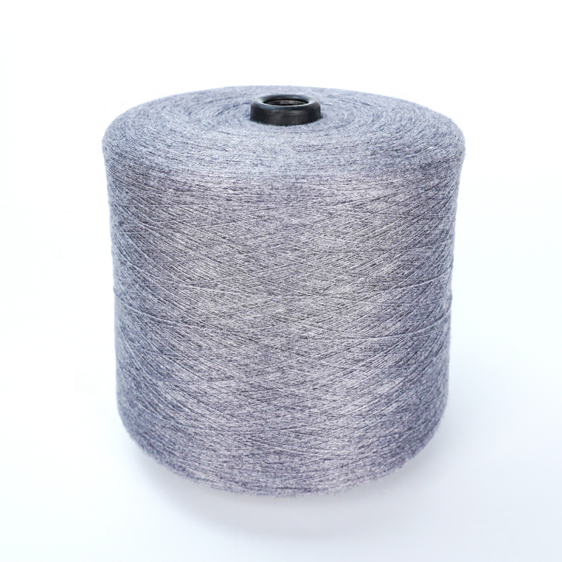 Factory Direct Selling Anti Pilling High Twist Core-spun Yarn 80NM/2 Strand 80 Viscose 20 Polyester Knitted Blended Yarn
