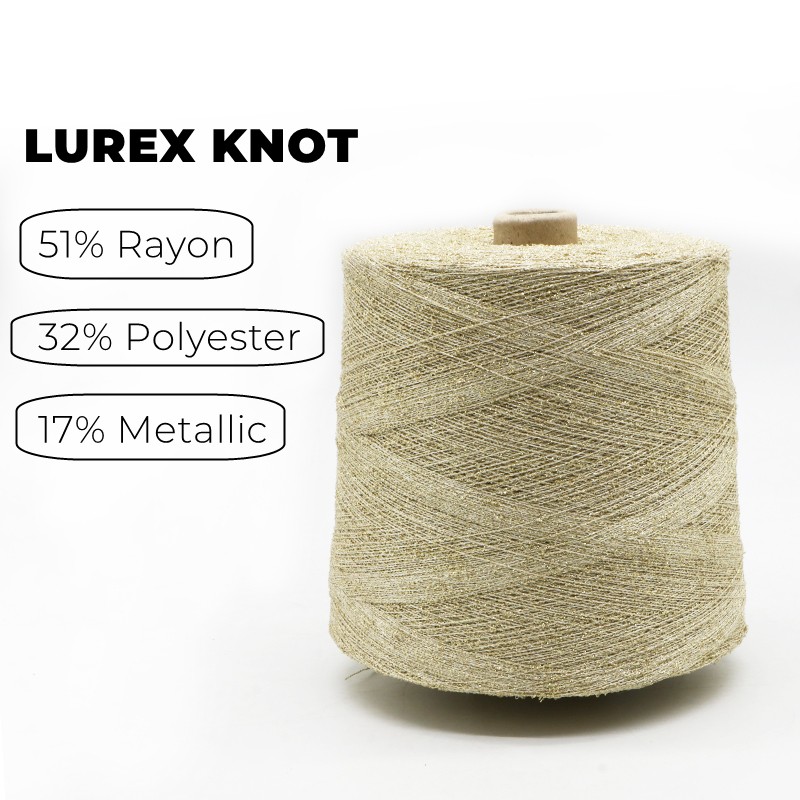 1/12Nm Lurex  Knot Handwoven Machine Textile Wiring Factory Wholesale High Quality Yran
